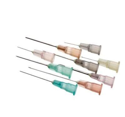 Disposable Sterile Injection Needles 16g, 18g, 19g, 20g, 21g, 22g, 23G, 24G, 25g, 26g, 27g, 28g, 30g