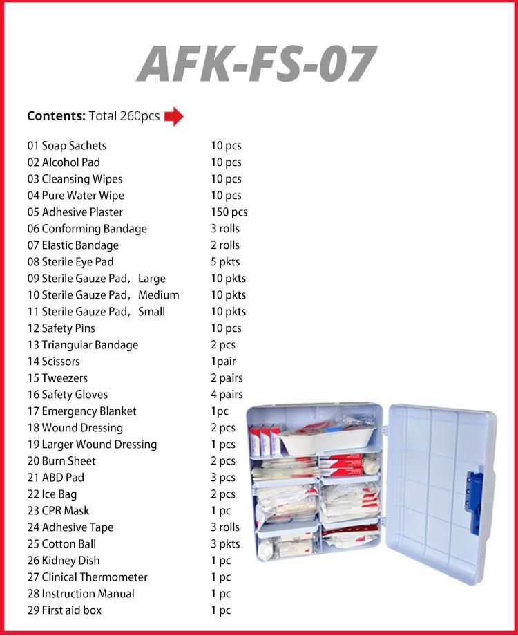 2021 Customized Personal and Gift First Aid Kit for Medical Widely Use Emergency Sports, Office, Home Mini First Aid Kit