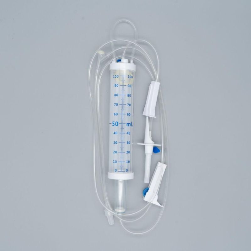 Medical Disposable 100ml 150ml IV Burette Infusion Set