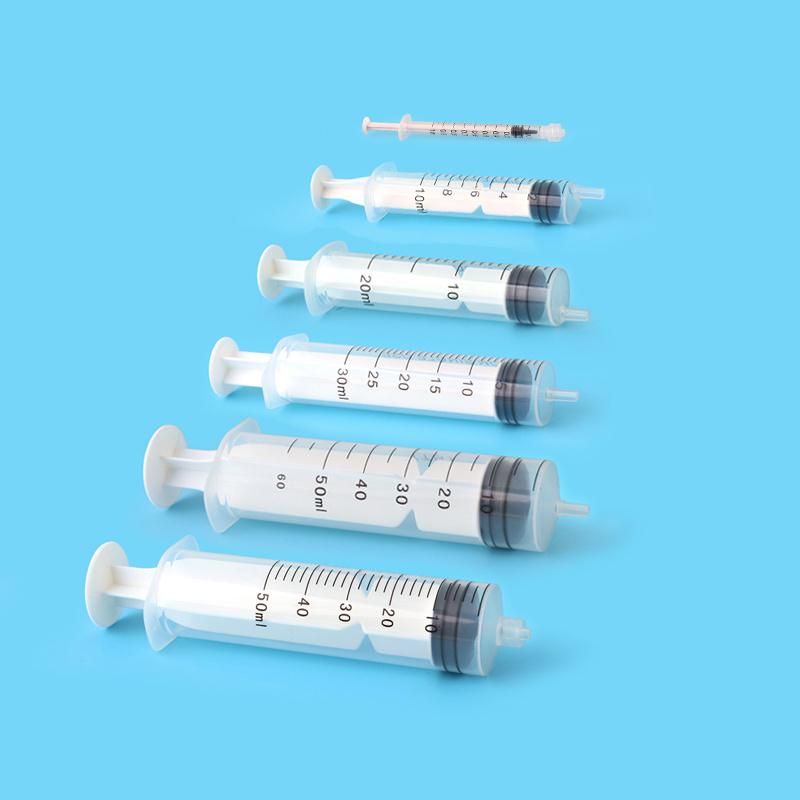 Medical Disposable Syringe 0.5ml 1ml 2ml 3ml 5ml 12ml 20ml 60ml 100ml