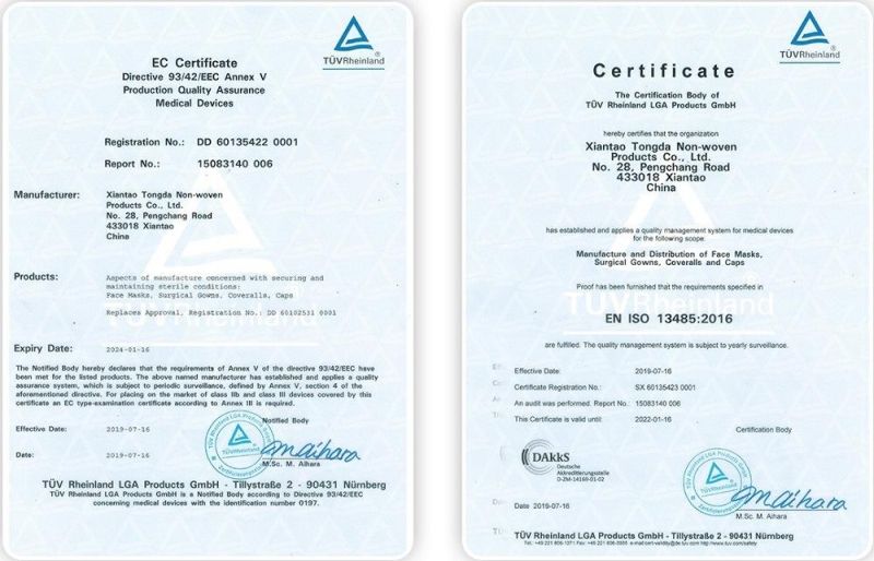 Safe-Type 3ply Disposable Protective Medical Hypoallergenic Face Mask