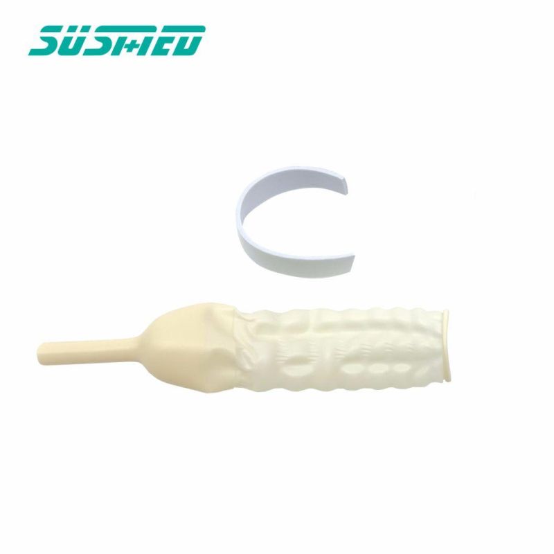 Disposable Latex Rubber L XL Urinal Bag Male External Catheter