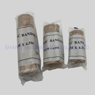 Disposable Medical Hospital Gauze Supply Skin Color High Elastic Cotton Crepe Bandage
