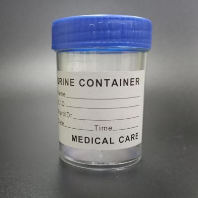 Urine Collection Container Sterile Sample Specimen Bottle Cup 15ml-120ml Sizes with Label Sterile