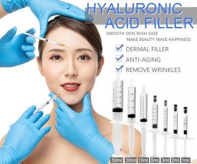 Cross Linked Dermal Filler Hyaluronic Acid Lips Filler Injection