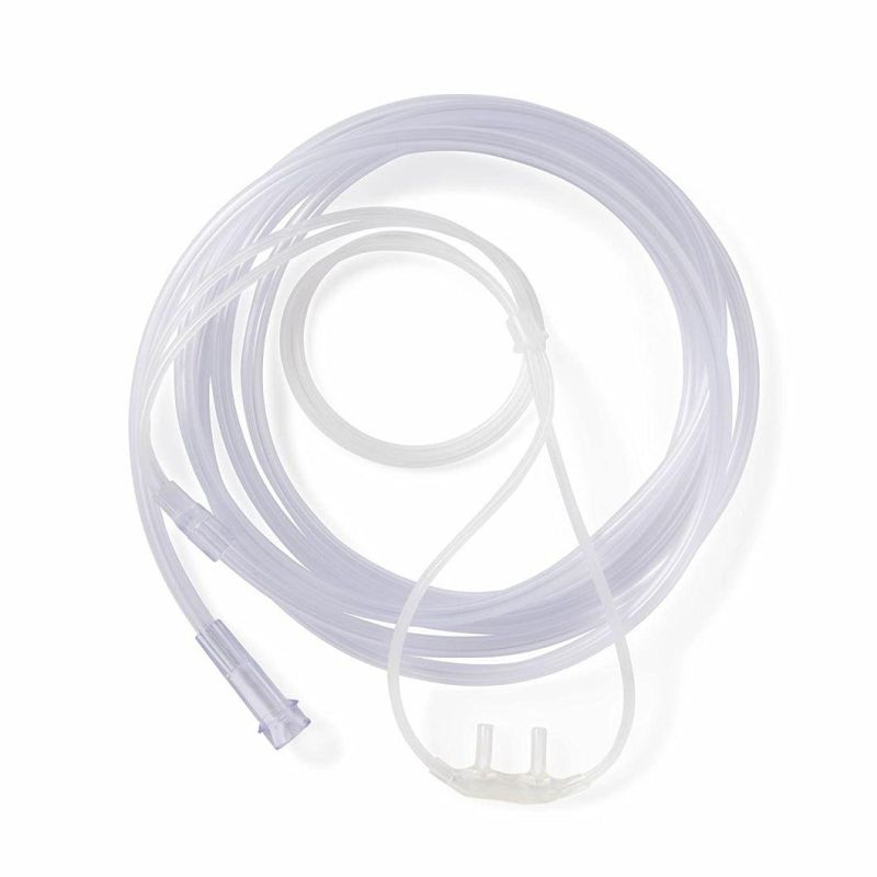 Factory Supply Single Use PVC Nasal Cannula Oxygen Catheter Set with One Way or Two Ways Tips