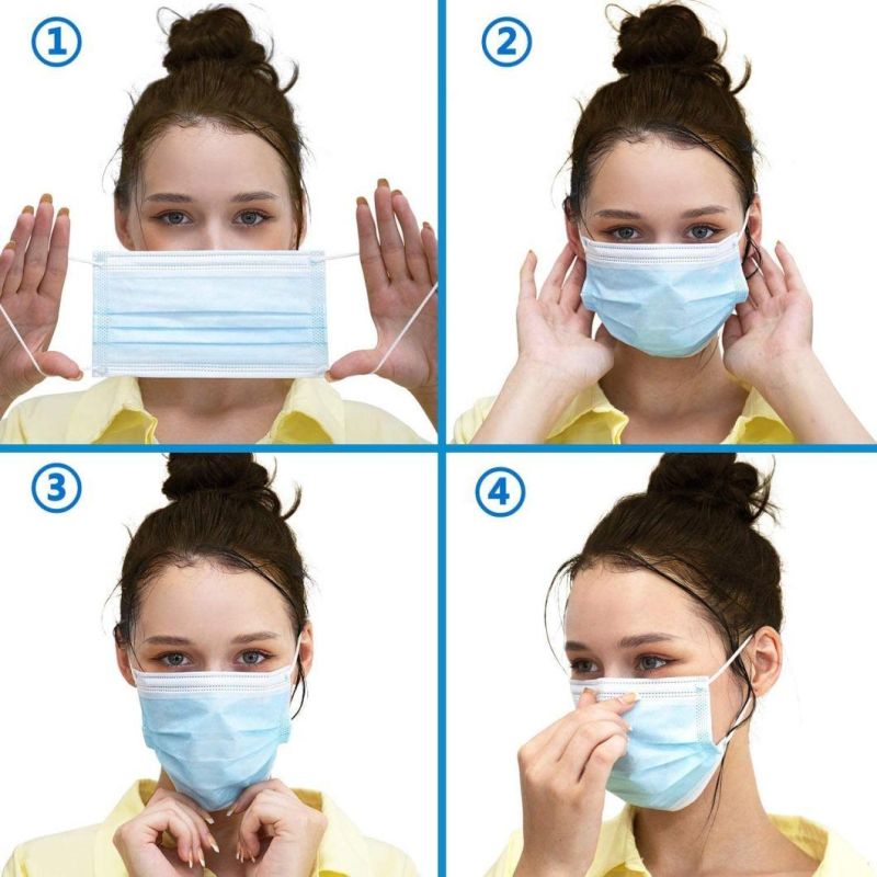 Disposable Surgical Respiratory Medical Mask Type Iir En14683 Face Mask