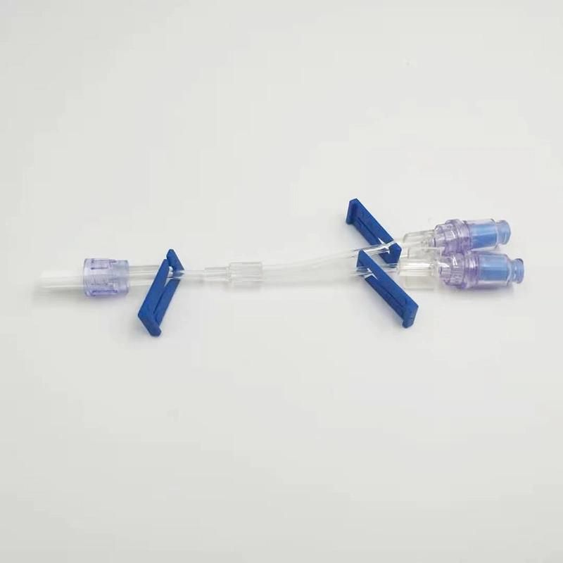 Multi-Way Extension Tube with Needle Free Connector Injection Site Adapters