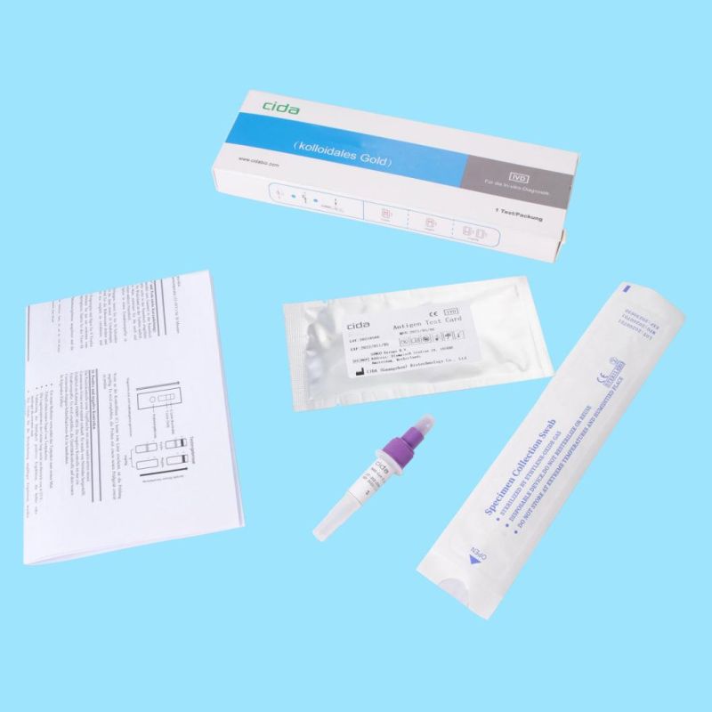 CE Colloidal Gold Virus Antigen Rapid Diagnostic Test Kit