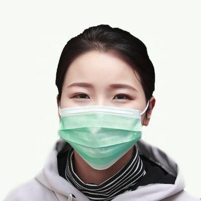 with Elastic 3ply Ear-Loop Disposable Protective Non Woven Hospital Medical Surgical Face Mask