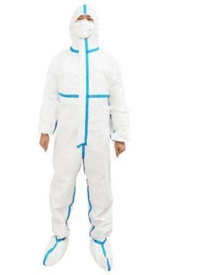 Non Woven Disposable Coveralls Safety Protection Medical Coverall