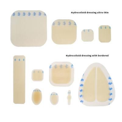 Extra Thin Waterproof Hydrocolloid Bandages for Wound Care
