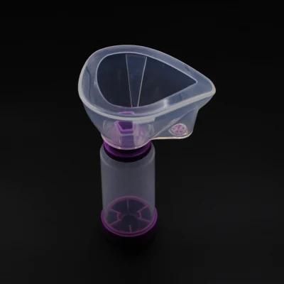 Big Volume Spacer for Aerosol with Easy Disassemble and Never Loose Backpiece and Adult Mask