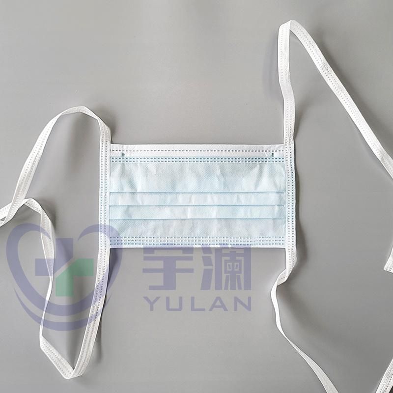 Disposable Medical Nonwoven Face Mask Surgical Face Mask with Tie on Type II