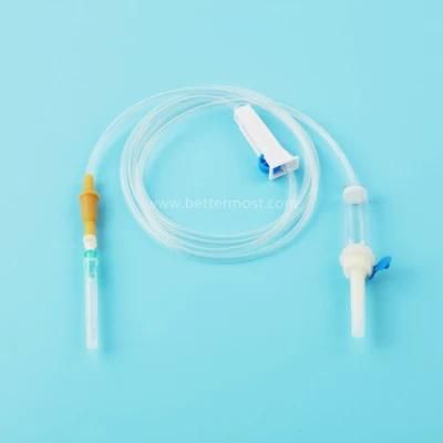 High Quality Medical Medical Grade PVC IV Giving Infusion Set ISO13485 CE