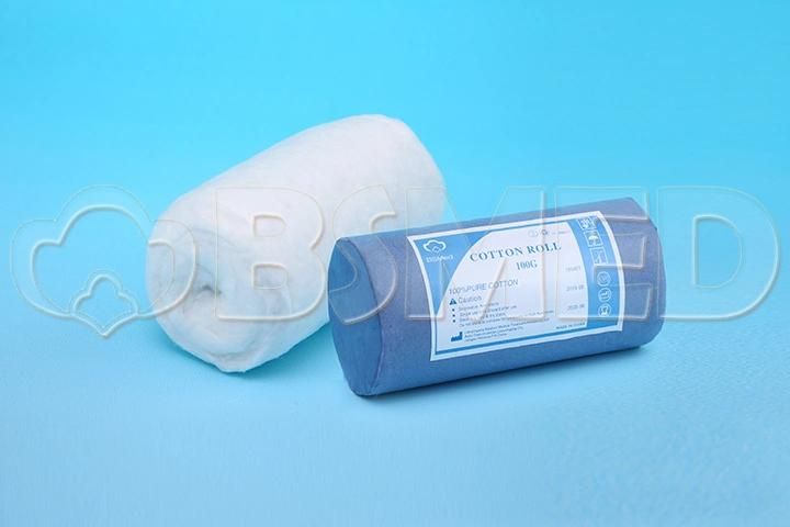 100% Bleached Cotton Wool Roll Medical Supplies Disposable Medicals Products Factory Directly