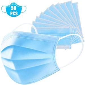Surgical Disposable Face Mask with Earloop/3-Ply Face Mask/Doctor Nurse Patient Medical Protective Face Mask Factory Certificated with Ce