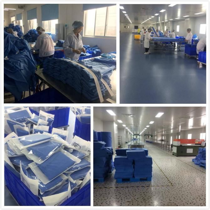 Nonwoven Disposable Hospital Fitted Bedsheet with Elastic Around