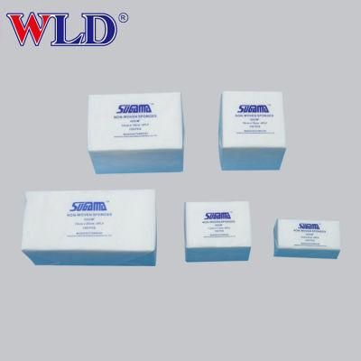 White Medical Non Sterile 4X4 Non-Woven Sponge