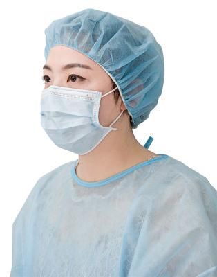 Disposable 3 Ply Earloop Blue Colour Face Masks Non-Woven Wholesale Face Masks