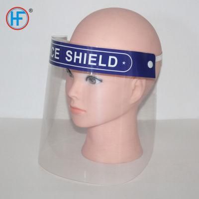 Mdr CE Approved Hengfeng Headband Protective Face Shield with 32cm Elastic Band in Length