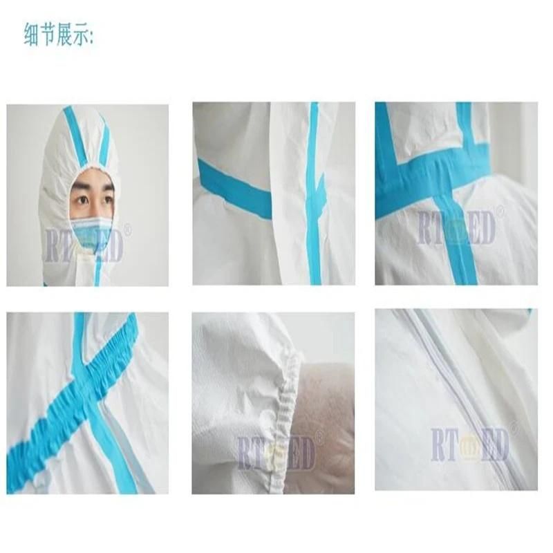 Ce Approved Isolation Gown Disposable Medical Protective Clothing