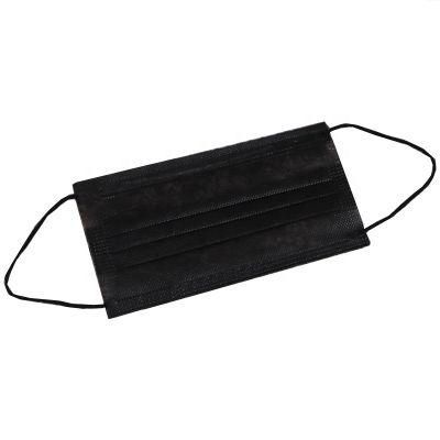Disposable 4/5 Ply Face Mask Black Non-Woven Face Mask