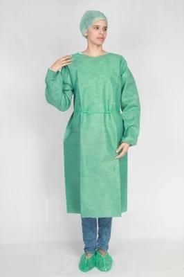 Disposable Protective AAMI Level 1 2 3 Nonwoven Fabric Fluid Resistant Isolation Gown