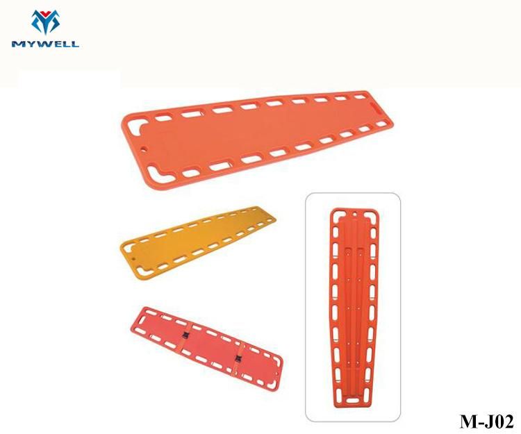 M-J02 X-ray Translucent First Aid High Strength Lightweight Plastic Rescue X-ray Spine Board