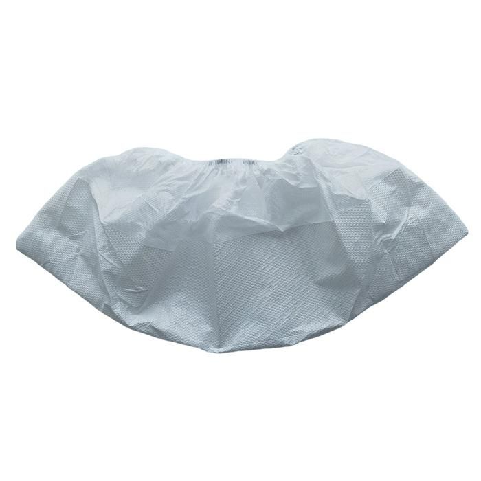 Bulk Production Hospital Clean Room CPE Half Laminated Anit-Ebola Hand Made Antiskid Indoor Shoe Covers