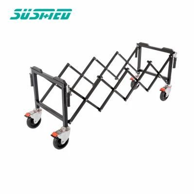 Funeral Body Coffin Car Aluminum Alloy Stainless Steel Mobile Coffin Funeral Transport Trolley