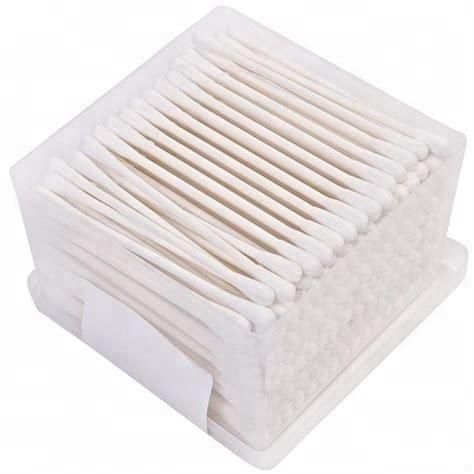 Stock Wholesale Pure Cotton Qtips for Ear Cleaning Cotton Swabs CE ISO Bamboo Cotton Buds