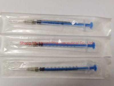Disposable Medical Luer Lock Luer Slip Syringe with Safety Needle FDA CE Approved