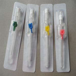 IV Cannula with Port and Wings 18g 20g 22g 24G 26g Catheter