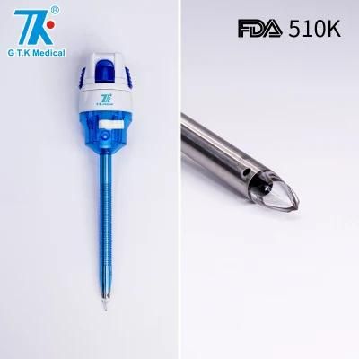 Gtk 5mm Trocar Laparoscopic Instruments 150mm Length Trocar Top Manufacturer in China