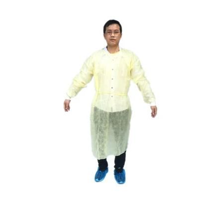 Dental Disposable Non Woven PP Isolation Gown for Hospital Use