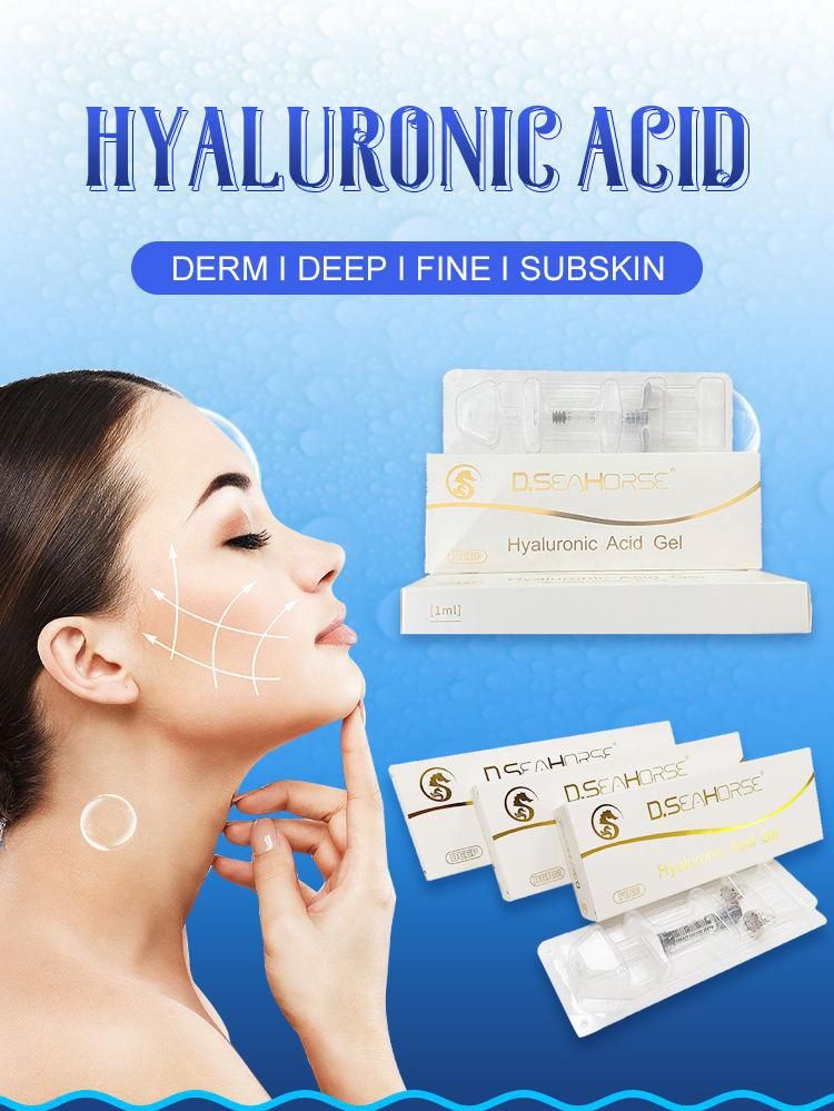 1ml Micro Cannula Hyaluronic Acid Hydrogel Lips Filler for Dermal Filler