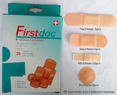 Size and Shape Assorted 30PCS Water-Proof Assorted Adhesive Bandage