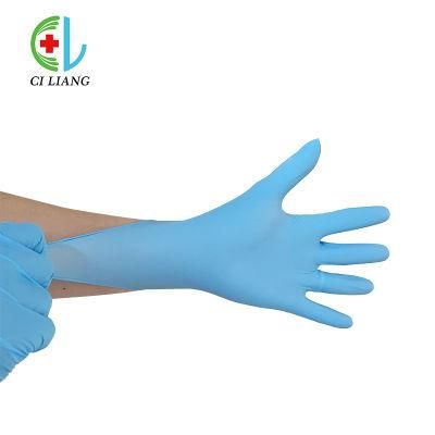 Disposable Medical Surgical Blue Nitrile Latex Free Powder Free Examination Gloves Medical Gloves Boxes Nitrile Gloves