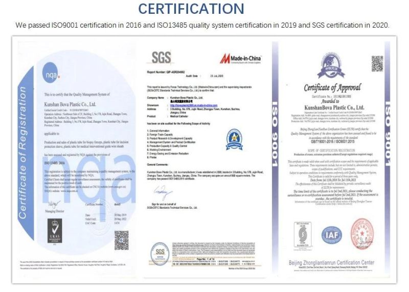 PA Super Soft Medical Catheter for Patienter with ISO