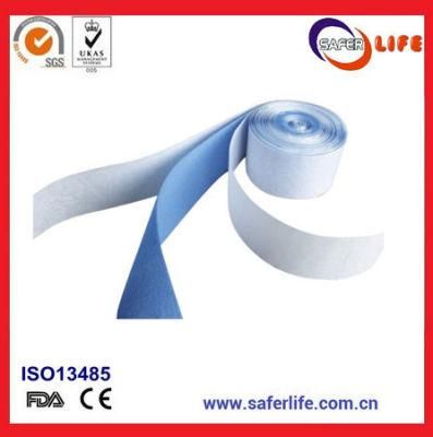Blue Breathable Foam Bandage Wrap Elastic Cohesive Bandage Plaster PU Foam Tape