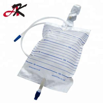 Alps Medical Grade Leg Male Catheter PEE Urobag Collection PVC Urine Bag