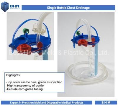 Mould for Rocket Single Bottle Chest Drainage for Medical