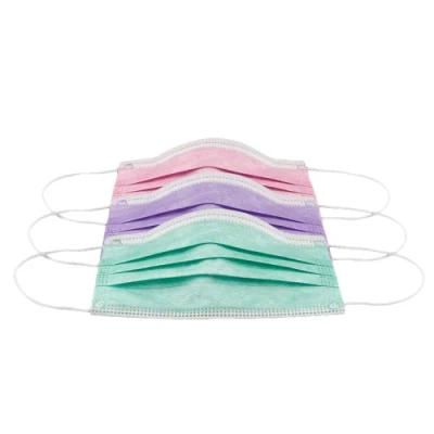 High Quality 3ply Non-Woven Earloop Disposable Face Mask Mascarilla Masker