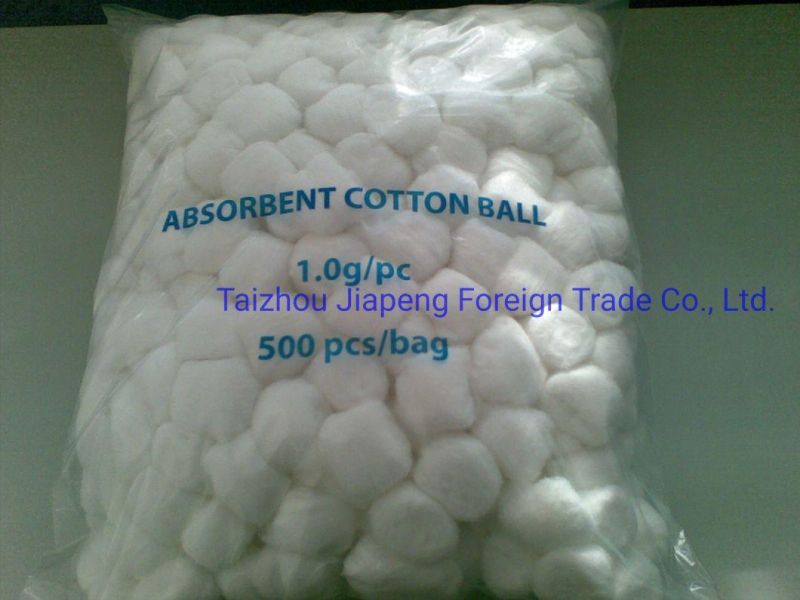 100% Nature Cotton Medical Absorbent Sterilized Cotton Balls
