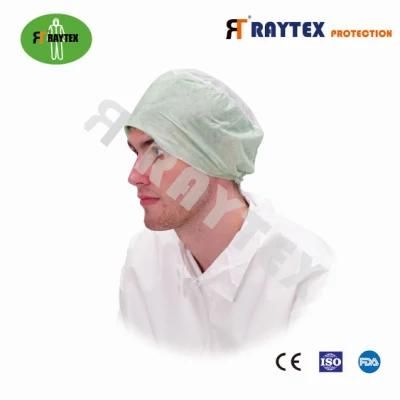 Protective Nonwoven Cap Disposable Medical Head Cover Dustproof Surgical Non-Woven Round Cap