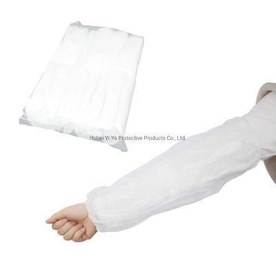 PE CPE Waterproof &amp; Dustproof Oversleeve Nonwoven Surgical Sleeve Cover Arm Sleeve Cover
