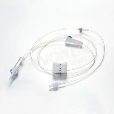 Disposable Infusion Giving Set with Regulator