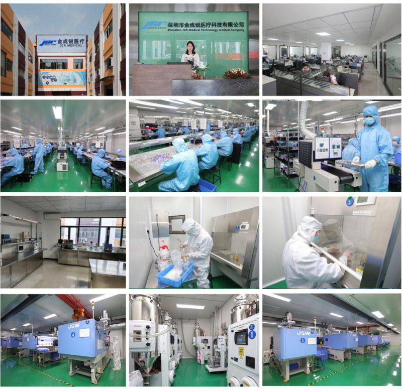 China Factory Medical Contrast Agent Injector Ring Handle Syringe Injector