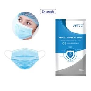 Wholesale High Quality Material Personal Protection Non Sterile 3 Ply Non-Woven Medical Surgical Mask for Dental